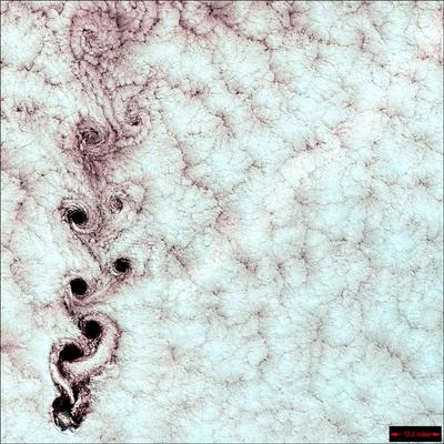 Karman Vortices, Selkirk Island